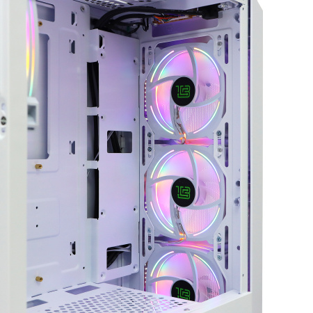 Корпус ATX Б_БП BaseTech eXtreme GFX-03 (USB3.0,Audio,TG,белый,4х120мм RGB)[BT-GFX-03W-MESH-4F-RGB]