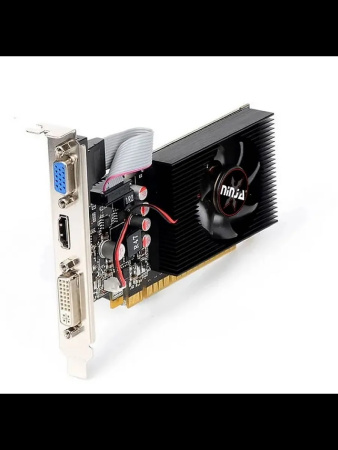 Видеокарта Radeon R5 230 Sinotex 1Гб Ninja GDDR3,64bit,DVI,HDMI,VGA,LP (AFR523013F) ret