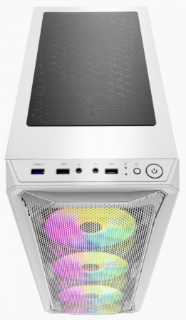 Корпус ATX Б_БП Powercase Mistral Z4 White (USB3.0, Audio, WN, LED, белый)[CMIZW-L4]