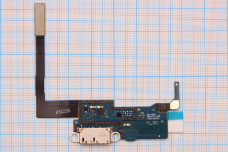 Шлейф Samsung N9000 плата системный разъем