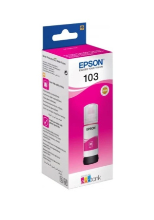Контейнер_с_чернилами Epson 103M C13T00S34A для L3100/3101/3110/3150 пурпурный (65мл)