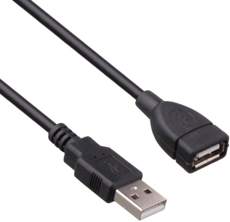 Кабель удлинительный USB2.0 Am-Af  1м ExeGate EX-CC-USB2-AMAF-1.0