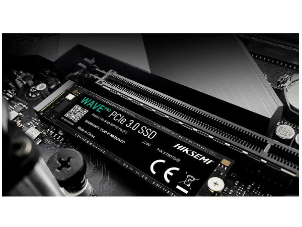 SSD-накопитель M.2 1Тб HIKSEMI (HIKVISION) Wave Pro(P) [HS-SSD-WAVE Pro(P) 1024G](3D NAND,NVMe,3520/2900 Мб/с)