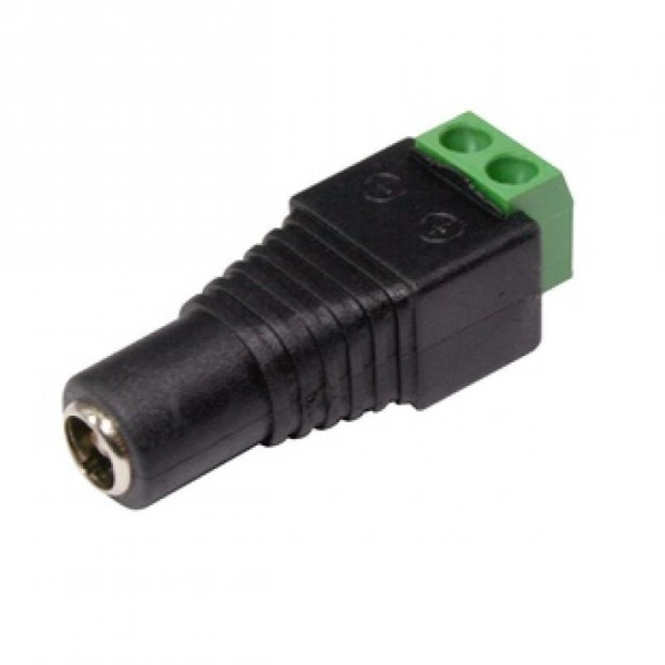 Разъем питания, гнездо с клеммной колодкой "Мама"