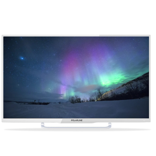 Телевизор 32" Polarline 32PL53TC 1366x768/HDMI,USB/DVB-T2/-/-/-/Белый HD Ready MediaPlayer
