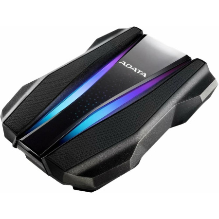 Жесткий диск USB3.2 2.5" 1TB A-Data HD770G (AHD770G-1TU32G1-CBK) черный,RGB,IP68