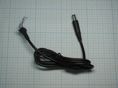 Шнур (кабель) с разъёмом питания 7.4x5.0 pin, 20AWG, 3 провода, для HP, Dell