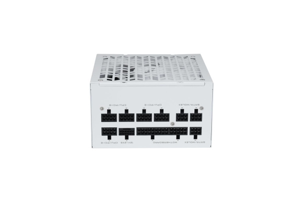 Блоки питания/ Power Supply SAMA G750 White (HAT-750yzB1G), 750W 80+ Gold (ATX, 3.1, PCIe 5.0, Full modular, 1x24(20+4)pin mesh 550mm, 2xCPU 8(4+4)pin 600mm+150mm, 2xPCIe*2 8(6+2)pin 550+150mm, 1x12VHPWR PCIe 5.1 12+4pin 600W 600mm, 3xSATA*3 450+150+150mm