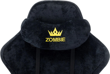 Кресло игровое Zombie 51 черный Light-20 крестов. пластик