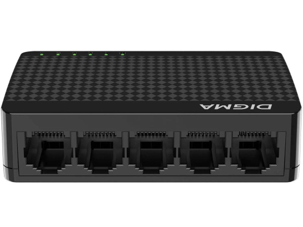 Коммутатор Digma DSW-105GE 5-ports 10\100\1000_Mbps