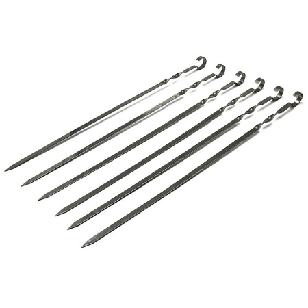 Шампуры Hot Pot плоские 45см 6шт на подложке (61428)