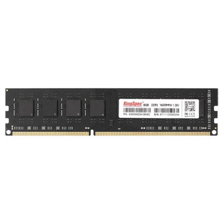 Модуль памяти DIMM DDR3L 8Гб 1600МГц Kingspec (KS1600D3P13508G) CL11 1.35v