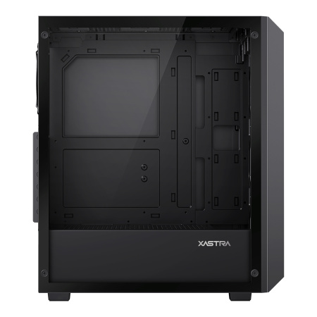Корпус ATX Б_БП XASTRA A406 4ARGB Black (USB3.0,Audio,TG,черный,4х120мм ARGB)[A406-4FC12A]