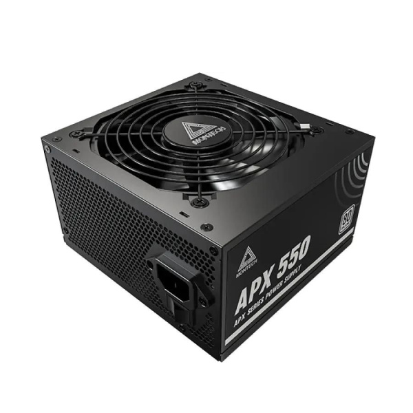 Блок питания 550Вт Montech APX 550W (ATX 2.43,APFC,120мм,2PCI-E,6SATA,80+Standard)[XWYA11-550W]
