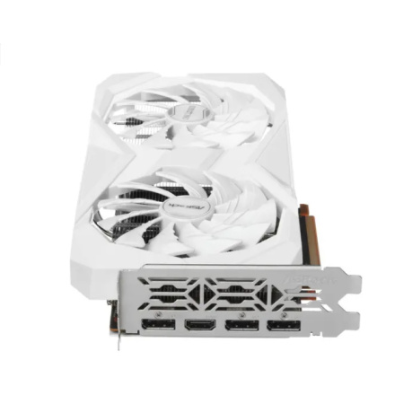 Видеокарта Radeon RX 6600 ASRock 8Гб Challenger White GDDR6,128bit,HDMI,3DP (RX6600 CLW 8G) ret