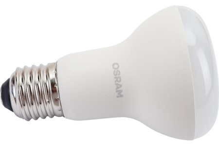 Лампа светодиодная E27  8Вт, 6500К, грибовидная, Osram Value LV R63 4058075581944