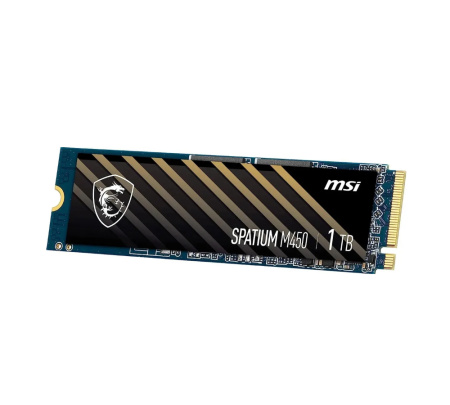 SSD-накопитель M.2 1Тб MSI SPATIUM M450 [S78-440L980-P83] (TLC 3D NAND,NVMe,3600/3000 Мб/с)
