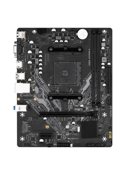 Мат.плата SocAM4 AMD A520 CBR A520M-K (mATX,2DDR4,M.2,PCI-E16,PCI-E,HDMI,VGA,PC4600)