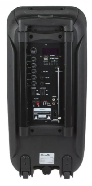 Портативная колонка ELTRONIC 20-07 DANCE BOX 200 динамик 8" 2шт. 80Вт, Bluetooth, TWS, FM, USB,  mic