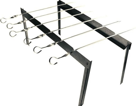 Мангал Boyscout каркасный сборн+6 шамп420х40х250,толщ.мет 1мм (61234)