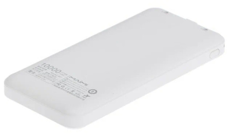 Аккумулятор внешний 10000_mAh MAIMI Mi1  2USB/Micro/Type-C (белый)