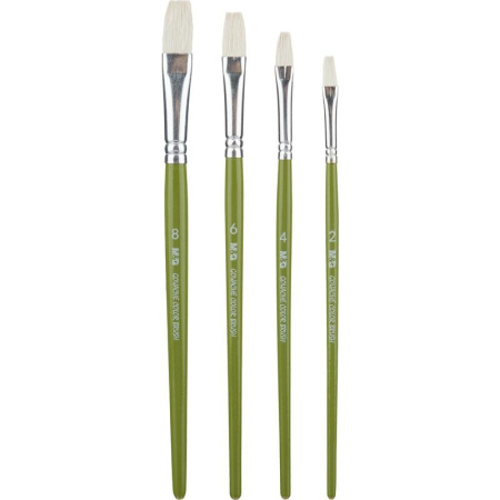 Набор кистей 4шт. M&G для гуаши, нейлон ABH97891