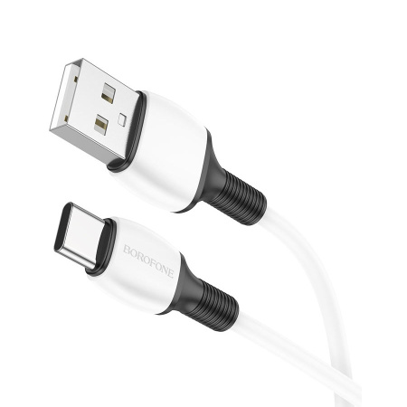 Кабель USB Type-C (m) - USB(m)  BOROFONE BX84, 1м, 3A, 60W, белый
