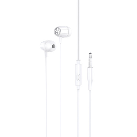 Гарнитура проводная HOCO M88 вставные, кабель 1.2м, белый