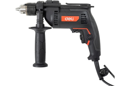 Дрель сетевая ударная Deli DE-CZ13-1E 680Вт, 13мм, 3000об/мин, 48000уд/мин