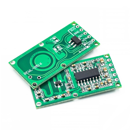 Датчик движения микроволновый Vin4..28V, Vout3.3V, до 5м, 35.9*17.3мм, RCWL-0516