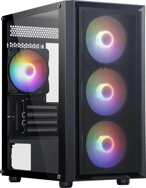 Корпус Accord ACC-M203 черный без БП mATX 2xUSB2.0 1xUSB3.0 audio bott PSU