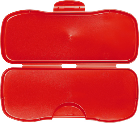 Пенал-футляр СТАММ красный металлик ПН-30306
