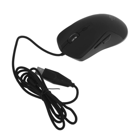 Игровая мышь USB Defender Arga GM-049 оптика, 6 кнопок, 3600dpi, черн,радуж +ковер