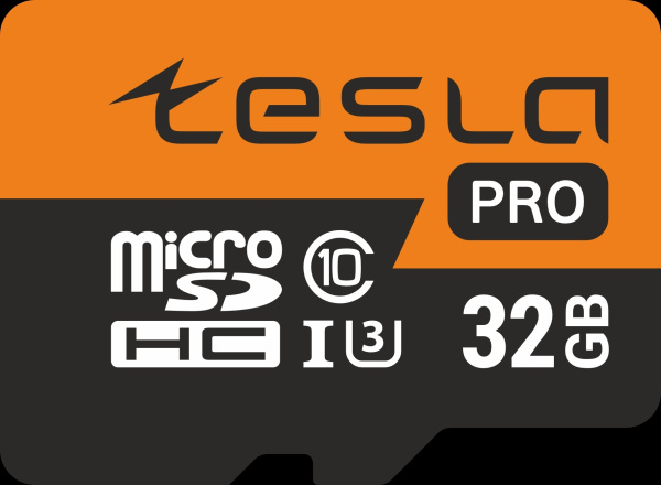 Карта памяти MicroSDHC 32Gb TESLA C10/UHS-I U3 [TSLMSD32GU3] (без адаптера)