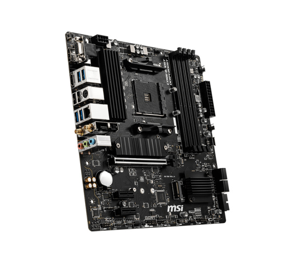 Мат.плата SocAM4 AMD B550 MSI B550M PRO-VDH WIFI (mATX,4DDR4,2M.2,PCI-E16,2PCI-E,DP,HDMI,VGA,PC4400,Wi-Fi)