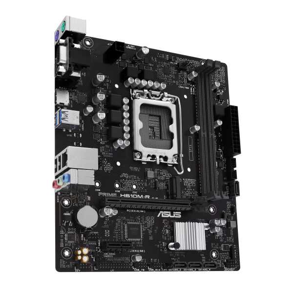 Мат.плата S1700 H610 Asus PRIME H610M-R-SI (mATX,2DDR5,M.2,4SATA3,DP,HDMI,VGA,PC5600)