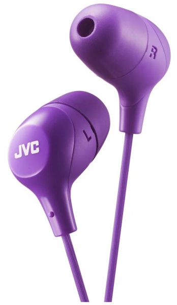 Наушники JVC HA-FX38 вставные, кабель 1м, Violet