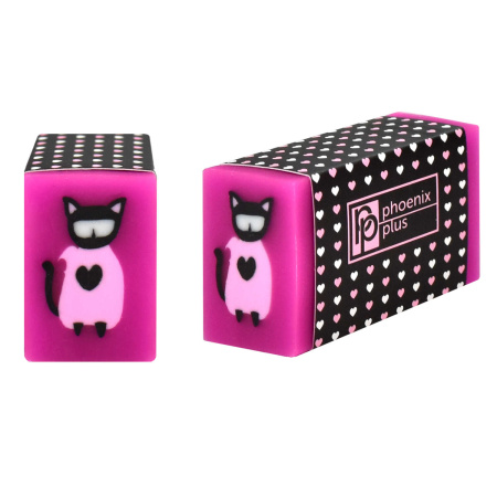 Ластик Феникс+ розовый, фиолетовый 60518