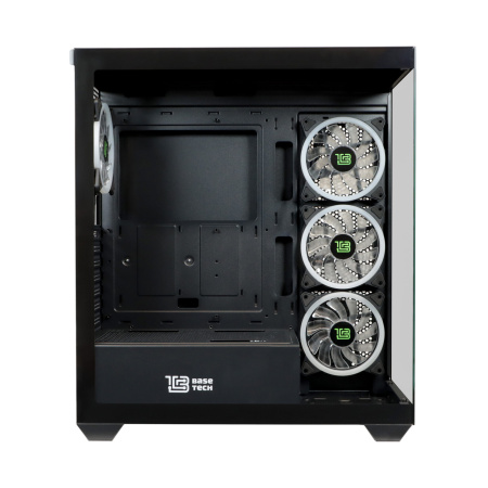 Корпус EATX Б_БП BaseTech eXtreme GFX-05 (USB3.0,Audio,TG,черный,4х120мм RGB,"стеклянный куб")[BT-GFX-05-TG-4F-RGB]