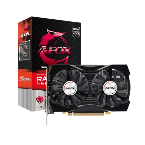 Видеокарта Radeon RX 550 Afox 2Гб GDDR5,128bit,DVI,HDMI,DP (AFRX550-2048D5H5-V2) ret