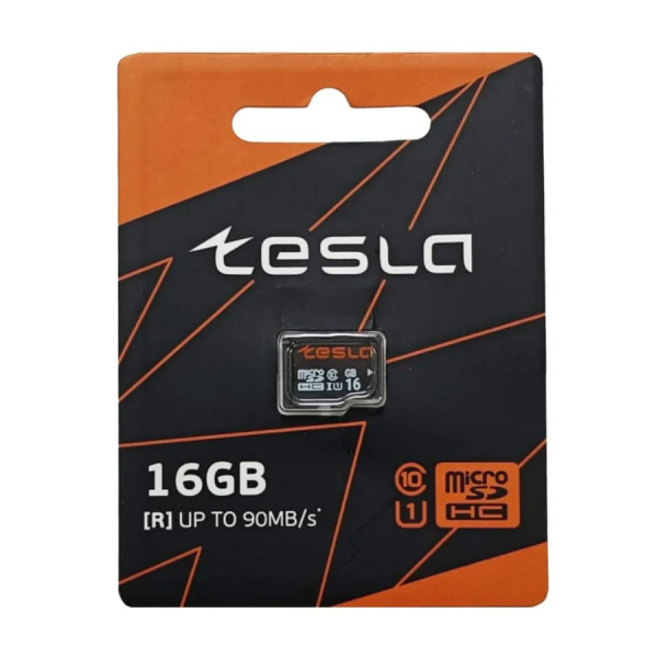 Карта памяти MicroSDHC 16Gb TESLA Class10, UHS-I U1 [TSLMSD016GU1](без адаптера)