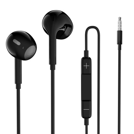 Гарнитура Perfeo REPRO внутриканальные, черный, с управлением звуком (PF_B4185)