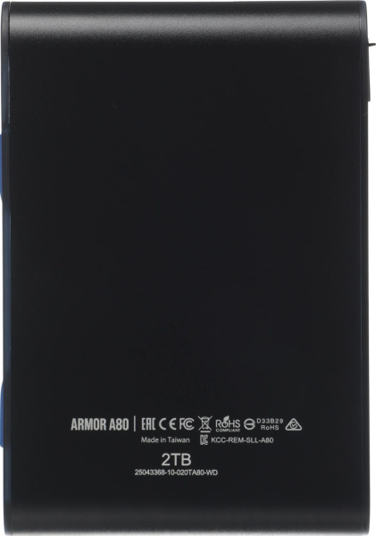 Жесткий диск Silicon Power USB3.0 2TB SP020TBPHDA80S3K A80 Armor 2.5" черный