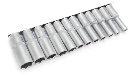 Набор головок шестигранных 1/2", дюймовых 5/16"..15/16", 12шт, удлиненных, Дело техники 620512
