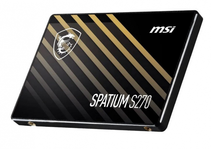 SSD-накопитель 960Гб MSI SPATIUM S270 [S78-440P130-P83] (3D TLC,500/450Мб/с)